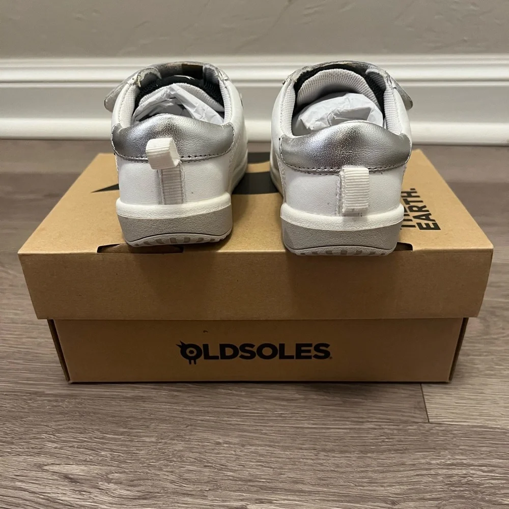 Old Soles Field Squad Sneakers in Snow, Silver, and Black - Picture 5 of 9